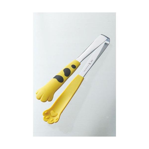 田辺金具 18-0 卓上トング きゃっちだにゃん たま 黄 トング