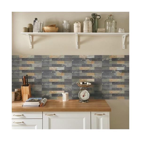 日常に高級感をプラス。スライスされた本物の石素材、シールで簡単貼るだけ、リアルストーン、タイルシール。■ 本物の石を使用しています、天然素材ならではの質感をお楽しみいただけます。■ 天然素材のため、石部分の柄、色合い、風合いがそれぞれ異なり...