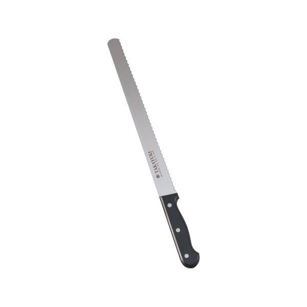 サイズ(cm)：30全長(mm)：435質量(g)：140材質:刃部/ステンレス鋼 柄/黒合板※包丁の表示サイズは、すべて刃渡り寸法となっております。青木刃物製作所 / あおきはものせいさくしょ / アオキハモノ【包丁特集003】【包丁特集...