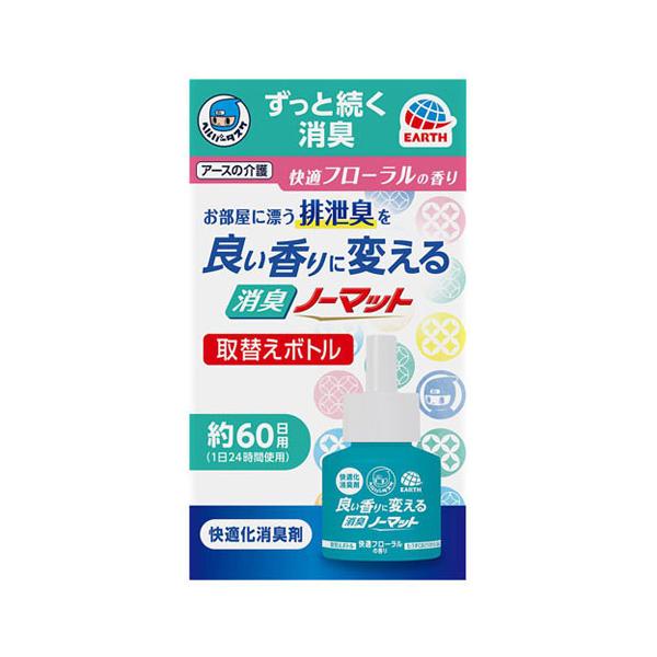 アース製薬 ヘルパータスケ 良い香りに変える 消臭ノーマット 快適フローラル 取替ボトル 45ml
