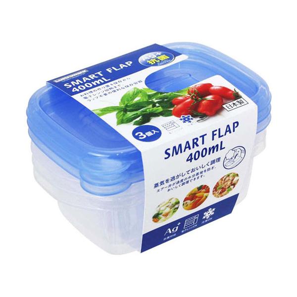 岩崎工業 スマートフラップ 角型 S 400ml 3P A-040KB : cocoatta