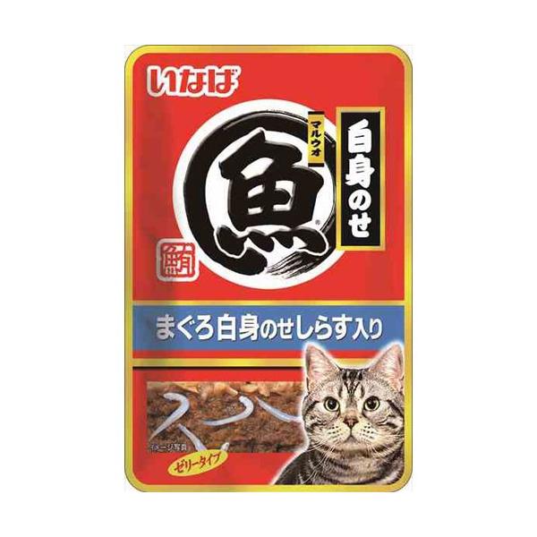 いなばペットフード マルウオ 白身のせパウチ まぐろ 白身のせしらす入り 40g 3751979