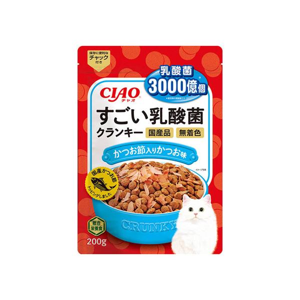 いなば CIAO チャオ すごい乳酸菌クランキー かつお節入り