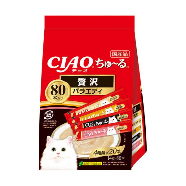 いなばペットフード CIAO チャオ ちゅーる 贅沢バラエティ 14g
