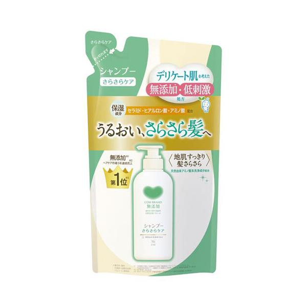他サイト： 牛乳石鹸 カウブランド 無添加シャンプー さらさらケア 詰替用 360mlの商品画像