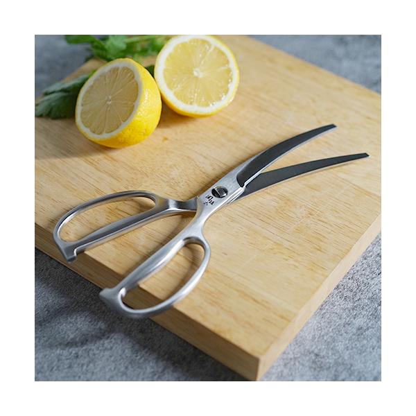 他サイト： ポスト投函 貝印 関孫六 鍛造オールステンレス カーブキッチンバサミ ハサミ はさみ ステンレス アウトドア キャンプ 分解 食洗器対応 万能ハサミ 日本製の商品画像