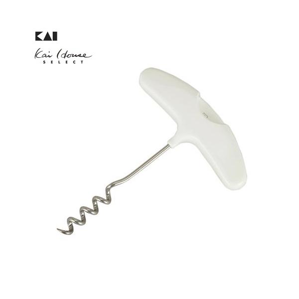 他サイト： 貝印 T型ワインコルク抜き シールカッター付 DH7184の商品画像