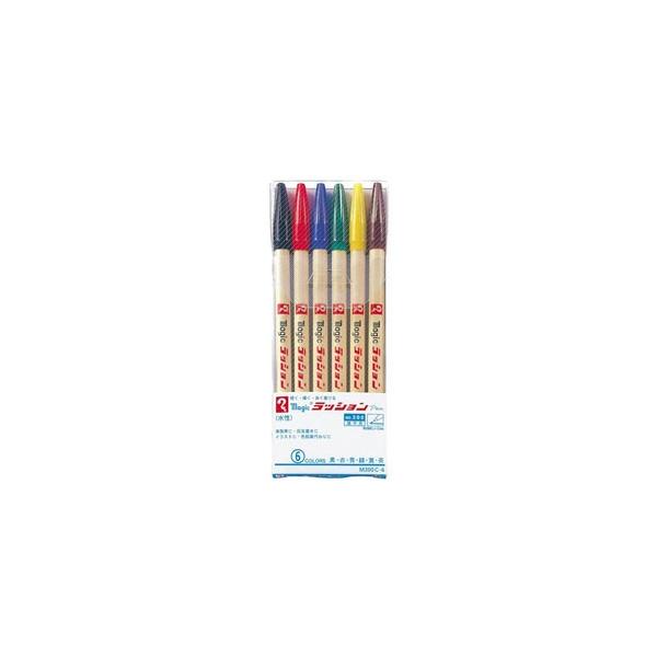 寺西化学 水性 ラッションペン 6色セット M300C-6 :4902071601062 