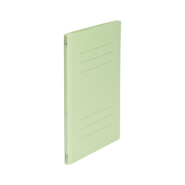ナカバヤシ フラットファイル スリム A4S グリーン フF-JS80G