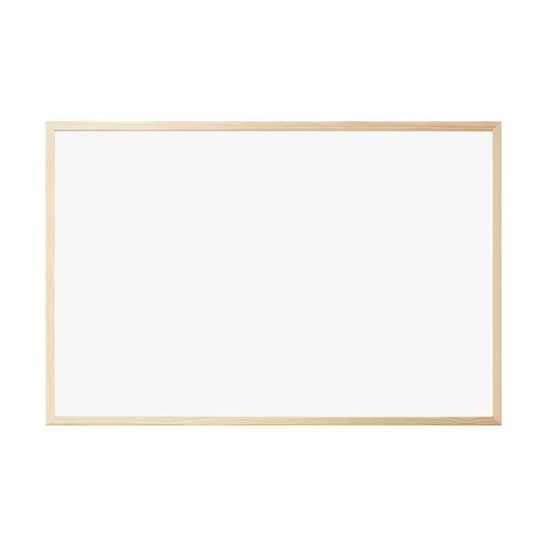 他サイト： ナカバヤシ ウッドホワイトボード 900x600mm WBM-E9060の商品画像