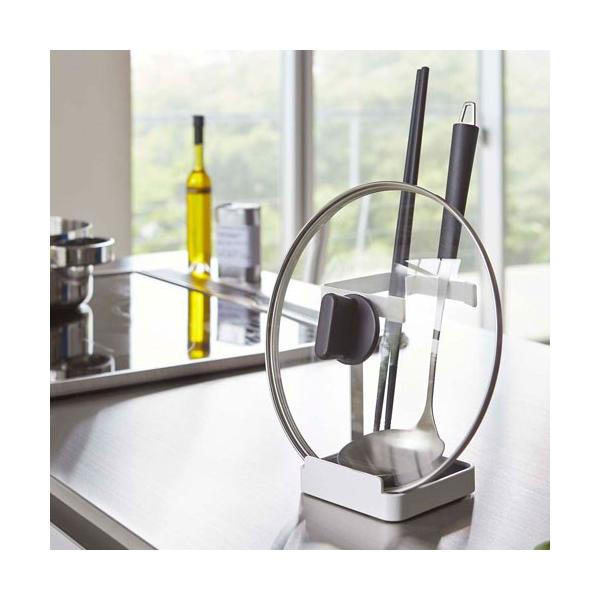 山崎実業 お玉鍋蓋スタンド プレート