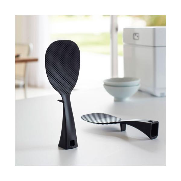 他サイト： 山崎実業 立って置ける しゃもじ タワー tower ブラック 2872 しゃもじ スタンド しゃもじ立て 立つしゃもじ 立つ 自立しゃもじ おしゃれ シンプル モノトーンの商品画像