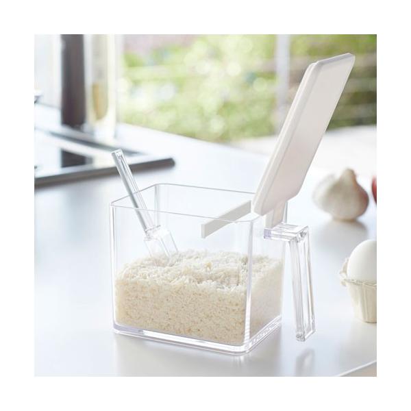 他サイト： 山崎実業 調味料ストッカー アクア AQUA L ホワイト 2889の商品画像