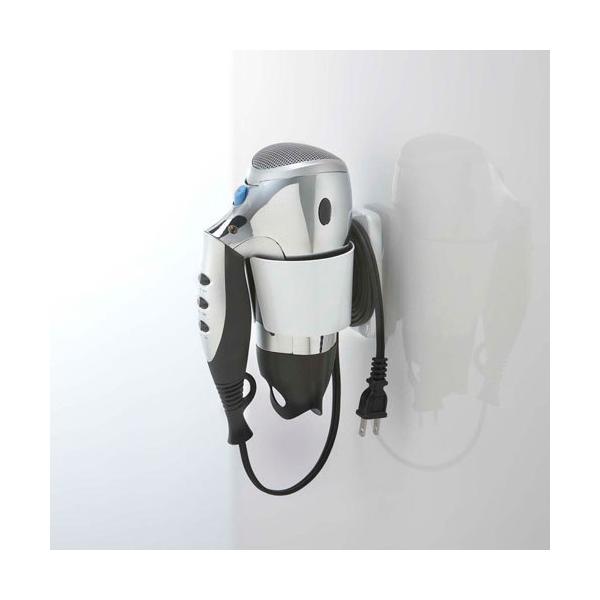 他サイト： 山崎実業 ウォールドライヤーホルダー ボーテス ホワイト 07584の商品画像