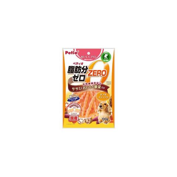 他サイト： ペティオ Petio おいしくスリム 脂肪分ゼロ ダブルスティック ササミとおいも＆根菜入り 100gの商品画像