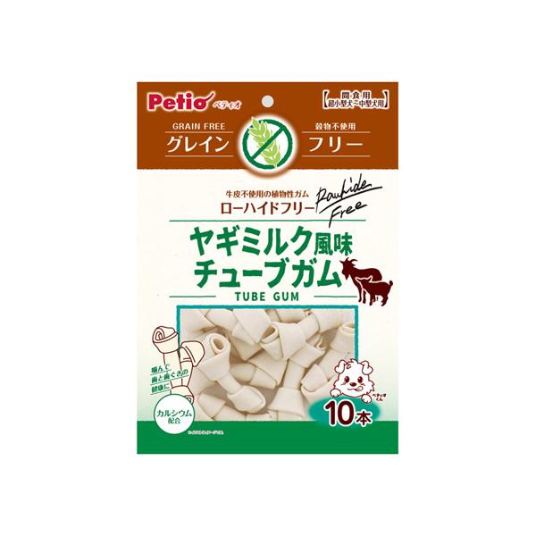 ペティオ Petio ヤギミルク風味 チューブガム グレインフリー 10本 Cocoatta 通販 Yahoo ショッピング