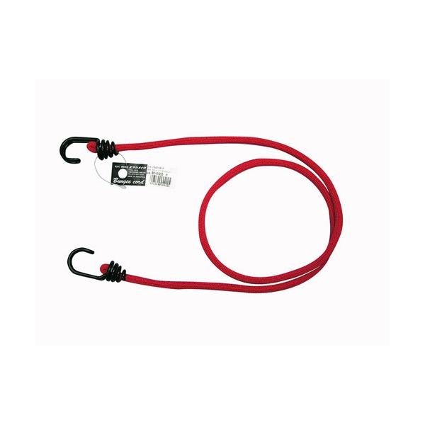 ●丸ゴムロープ 両端に引っ掛け金具付き●豊富なサイズとカラーバリエーション■8mm×1200mm■赤ユタカメイク / ロープ / コード / バンジー / 伸縮性 / 強度 / 荷物 / 仮止め / 固定 / 荷台 / キャリー / 自転車...