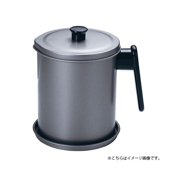 竹原製罐 トルネオフッ素加工オイルポット 受皿付 1.2L : cocoatta