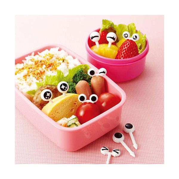 キュートでユニークな目玉のピック！■ いつものおかずがキャラクターに変身する目玉のお弁当ピックです。■ おかずに楽しい表情がつきます。■ うずら玉子・ミートボール・ブロッコリー・たまごやき・からあげなど、お好きな食材をピックでさしてお使いく...