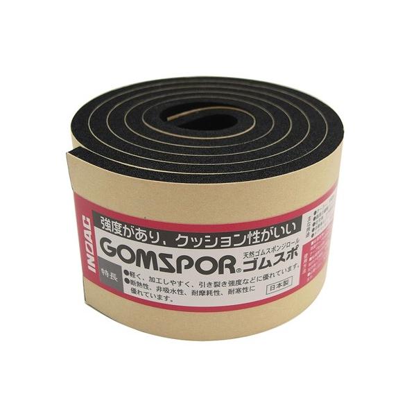 他サイト： イノアックコーポレーション 天然ゴムスポンジ 幅50mm×長さ1m×厚み5mm 黒 N14-550MTの商品画像
