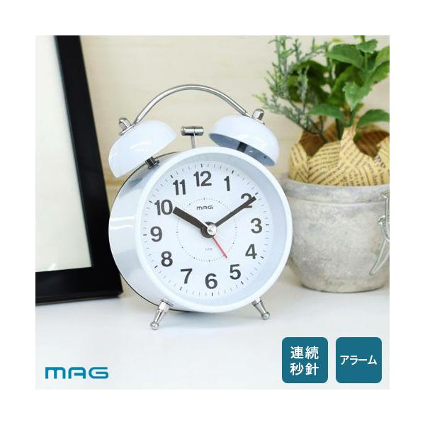 他サイト： ノア精密 MAG マグ ベル音目覚まし時計 プチベルズ ホワイト T-772 WH-Zの商品画像