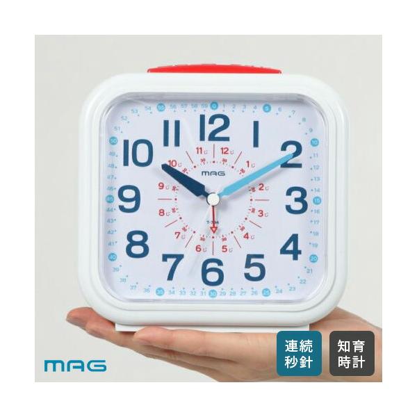 ※沖縄県への発送は別途送料が掛かります。※代引き支払いの場合は、別途代引き手数料が掛かります。連続秒針、電子音アラーム、ライト、スヌーズ本体サイズ：高さ137×横幅140×奥行60mm重さ：220(g)電源：単3形乾電池×1個(電池別売)ノ...