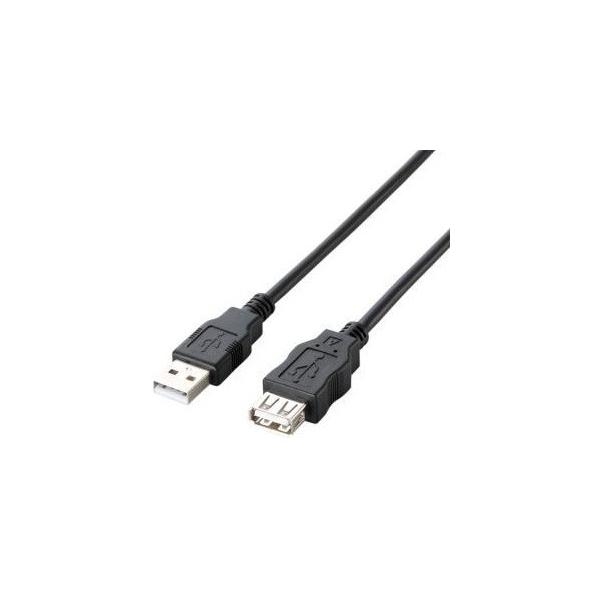 ポスト投函 エレコム ELECOM [0.5m]エコUSB2.0延長ケーブル（AM-AF