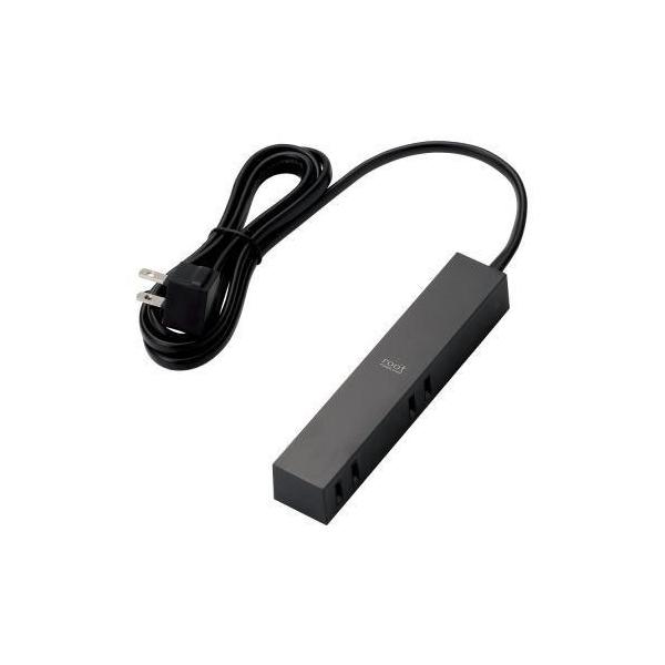 他サイト： 延長コード 電源タップ 1.5m 2P 4個口 ホコリ防止シャッター付 黒 AVT-D3-2415BK エレコムの商品画像