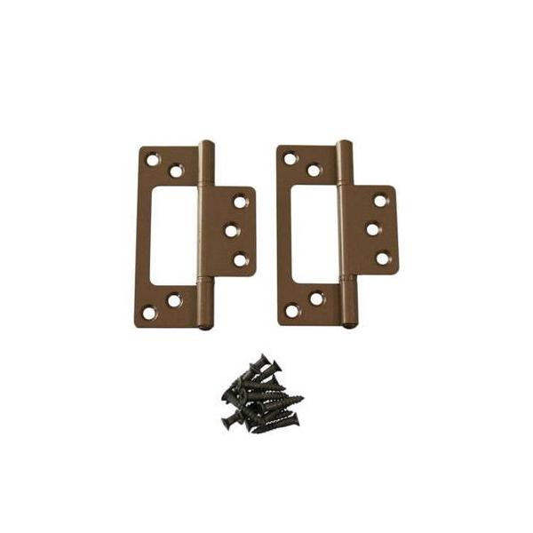 ハイロジック フラッシュ蝶番 76mm セントク色 2枚入 17448 : cocoatta