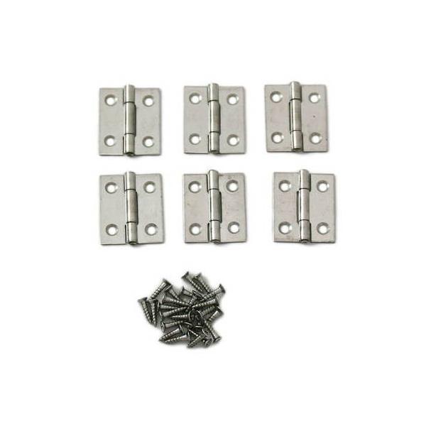 ハイロジック ステンレス蝶番 25mm 6枚入 17490