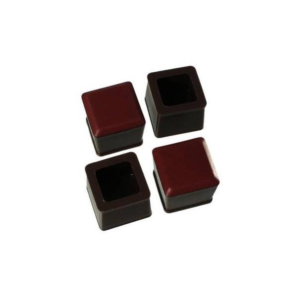 家具をらくらく移動できます。防音・防振ゴム・スポンジ・フェルト・フィルターシリーズ家具用すべり材。角キャップタイプです。■色：茶hilogik / はいろじっく