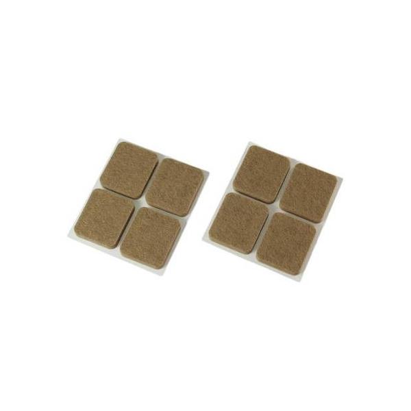 家具・イス脚等による傷防止・防振・防音効果があります。防音・防振ゴム・スポンジ・フェルト・フィルターシリーズ家具・イス脚等による傷防止・防振・防音。床をキズつけずほつれません。■サイズ：幅29×高さ25×厚さ4mm■色：ブラウン■硬質フェル...