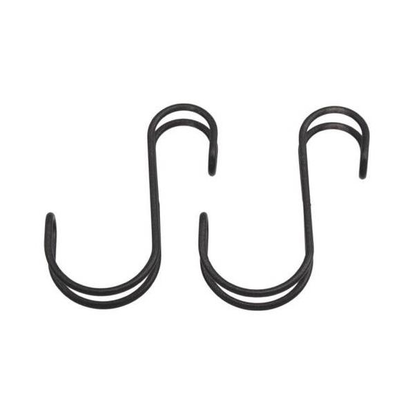 他サイト： ハイロジック 横ブレ安定S字フック 小 ブラック 2個入 95347の商品画像