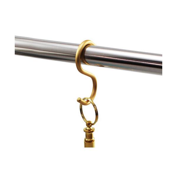 他サイト： ハイロジック アルミSフック 小 ゴールド 4本入 95355の商品画像