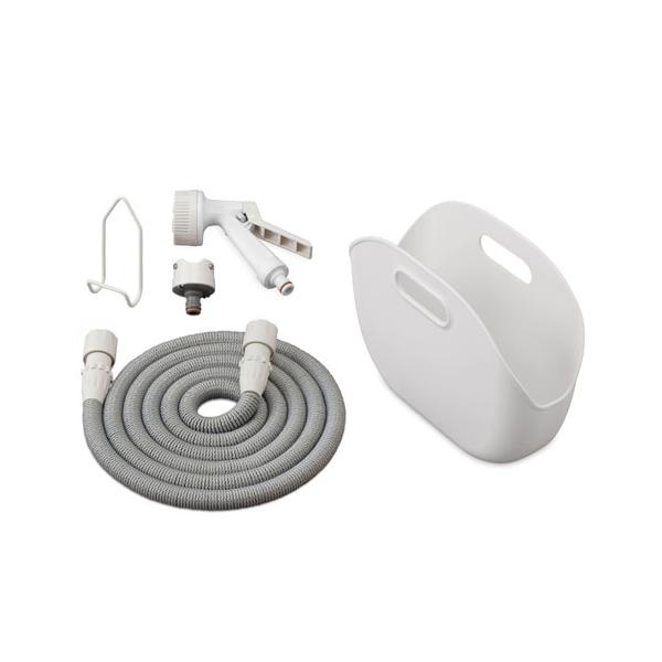 他サイト： アイリスオーヤマ 伸縮ホースポータブルセット SHP-7 ホワイトの商品画像