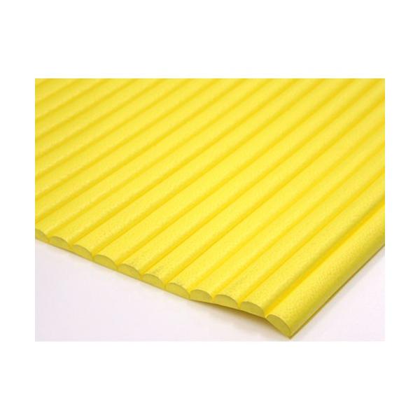 やわらか素材の衝撃吸収クッション材カーボーイ　安心クッション波型抜群の耐摩耗性、耐油性で、ちぎれにくくクッション性に優れた衝撃吸収材です。複雑な形のコーナーや、柱への衝撃吸収に最適！材質　　　　　　　EVA樹脂サイズ　　　幅約600mm×長...