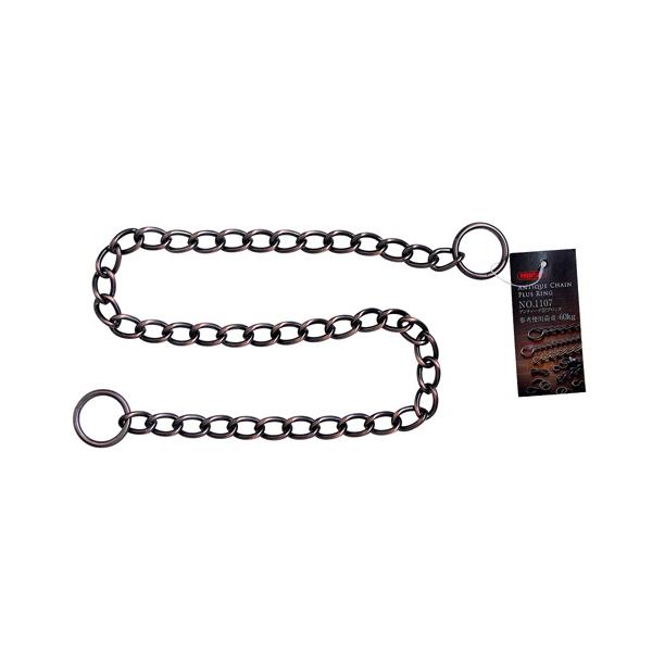 【商品説明】アンティーク調に表面処理されたリング付きチェーンです！【用途】装飾などにお使いください。【色】アンティーク銅ブロンズ【サイズ】全長(mm)：600リング内径(mm)：22参考使用荷重(kg)：60NISSA CHAIN / にっ...