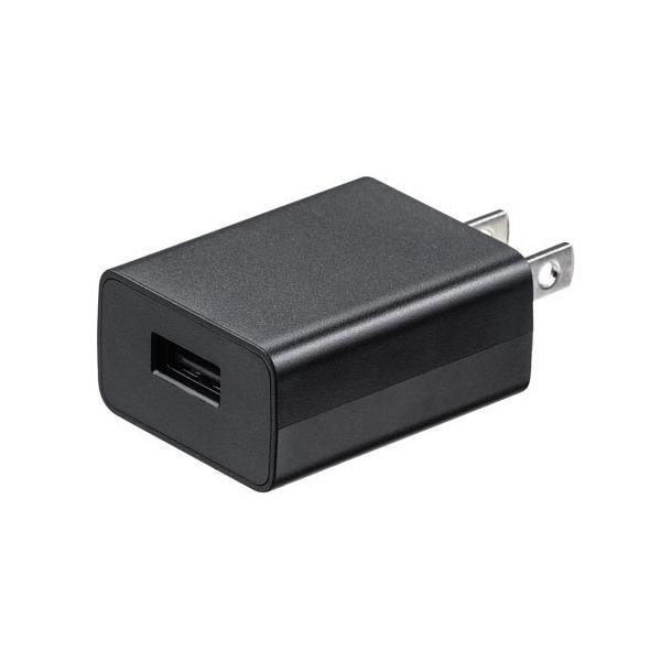 他サイト： サンワサプライ USB充電器 1A ブラック ACA-IP86BKの商品画像