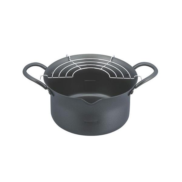 蓮華 深型揚げ鍋 アミ付 20cm HA-20W : cocoatta - 通販 - Yahoo
