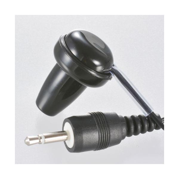 オーム電機 モノラルイヤホン φ2.5 1m ブラック EAR-0007 オーム電機 モノラルイヤホン φ2.5 1m ブラック EAR-0007
