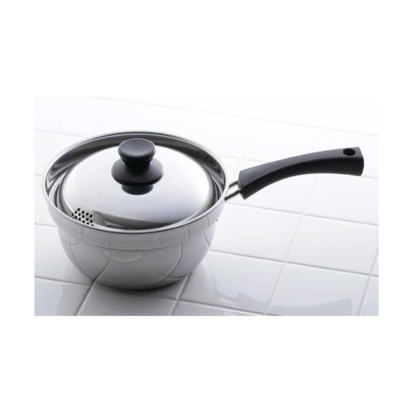 Returner -リターナ- IH対応 ふきこぼれにくい片手鍋 18cm RTN-01 離乳食 IH