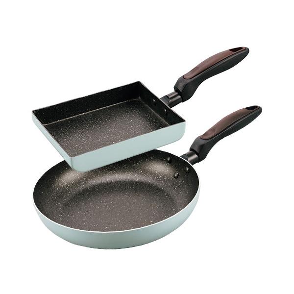 カクセー Grinday グリンデイ IH対応 マーブルフライパン 玉子焼き器 +