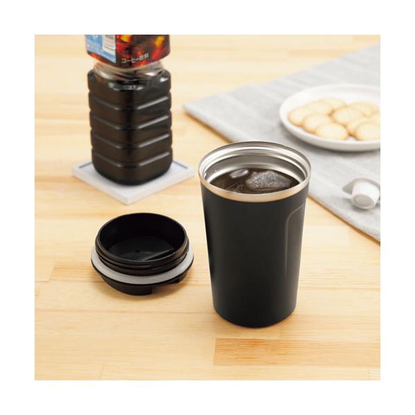 カクセー ココカフェ 蓋付き真空二重タンブラー 400ml カクセー ココカフェ 蓋付き真空二重タンブラー 400ml
