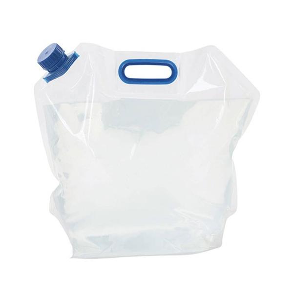 他サイト： 水タンク キャンプ 10L ハンドル付き 非常事隊 ひじょうじたい 折りたたみ水タンク 10L HJT-05の商品画像