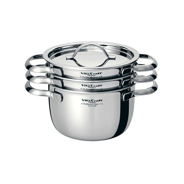 ビタクラフト Viracraft ミニパンセット No.2800 ビタクラフト 18-8 ミニパンセット No.2800 : cocoatta - 通販 - Yahoo