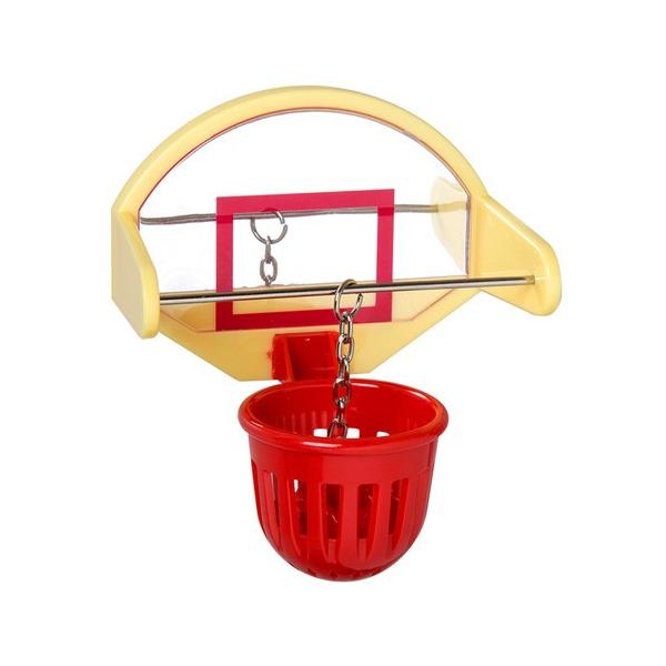 鏡を見ながらナイスシュート！楽しい小鳥のバスケットボール。遊び好きな小鳥たちのストレス解消に適しています。適応鳥種：セキセイインコなど小型のインコ類適応ケージ：ワイヤーの間隔 8〜20mmSUDO / すどー