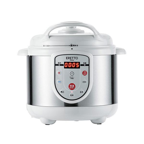 ERETTO mono 電気圧力鍋 3.0L（18cm・4合炊） ET-104 : cocoatta