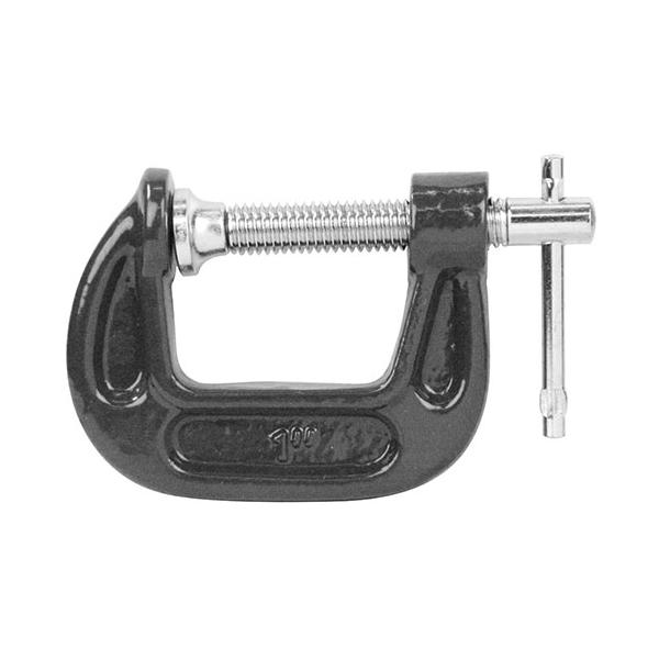 強度に優れたクランプです。【用途】木工作業などの仮止めに。【機能・特徴】仮止めに最適です。【仕様】最大口幅：25mm【商品サイズ】幅80×高さ47×奥行15mm 重量100g【注意事項ほか】吊り具として使用しないで下さい。足場等の接続に使用...