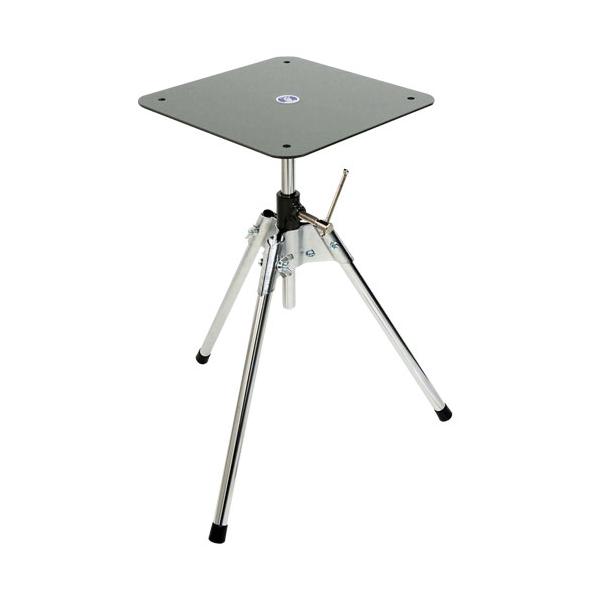 盆栽のお手入れがしやすくなります。盆栽台。盆栽のお手入れ用です。台は回転式で、高さ調節ができます。■仕様一台入高さ(約)：最長時510mm・最短時380mm耐荷重：約30kg台サイズ：240mm×240mm■材質鉄