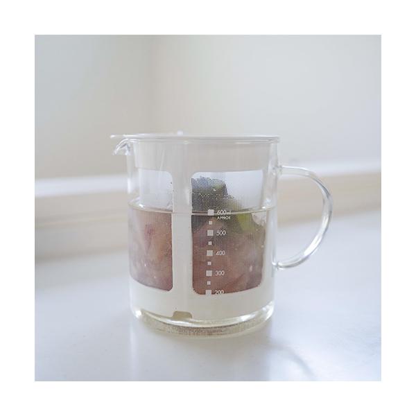 他サイト： HARIO ハリオ だしポット レンジ ホワイト DP-600-W 耐熱ガラス だし ポット 調理器具 電子レンジ キッチン用品 出汁容器 ストレーナー 食洗器対応 日本製☆★の商品画像